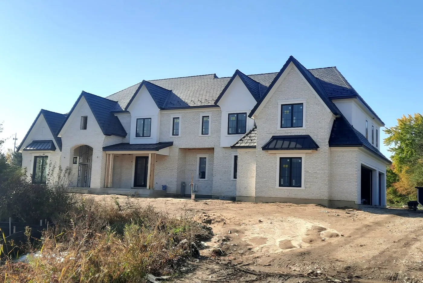 Single Fam New Const DaVinci Roof Tile with Metal Roof Lake Forest IL